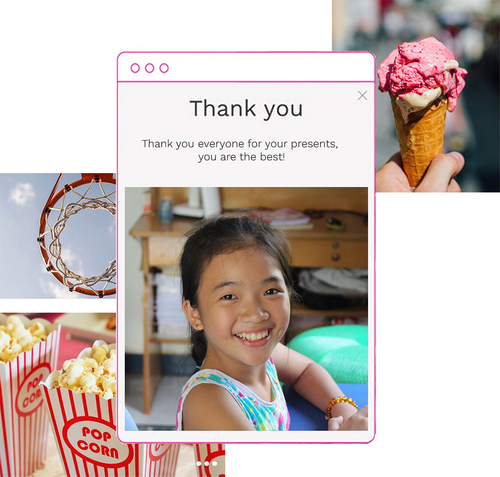 Saying thank you to your contributors.