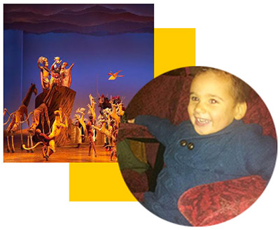 Rudy's Lion King Theatre Trip