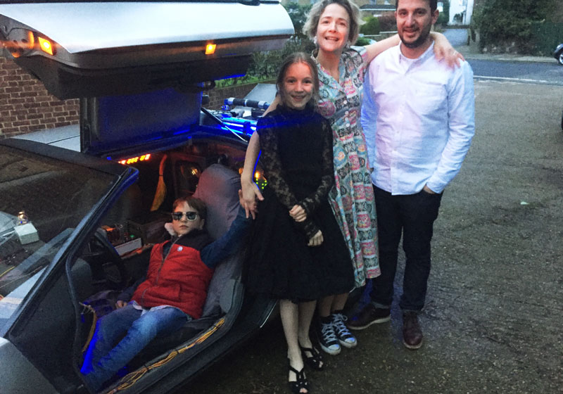 Back to the Future themed patchwork party