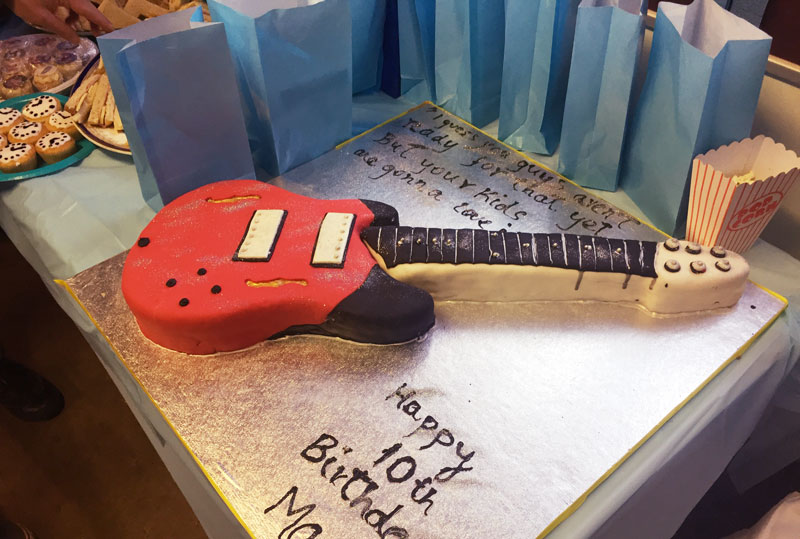 Back to the Future themed patchwork party