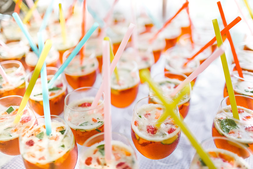 summer drinks stall