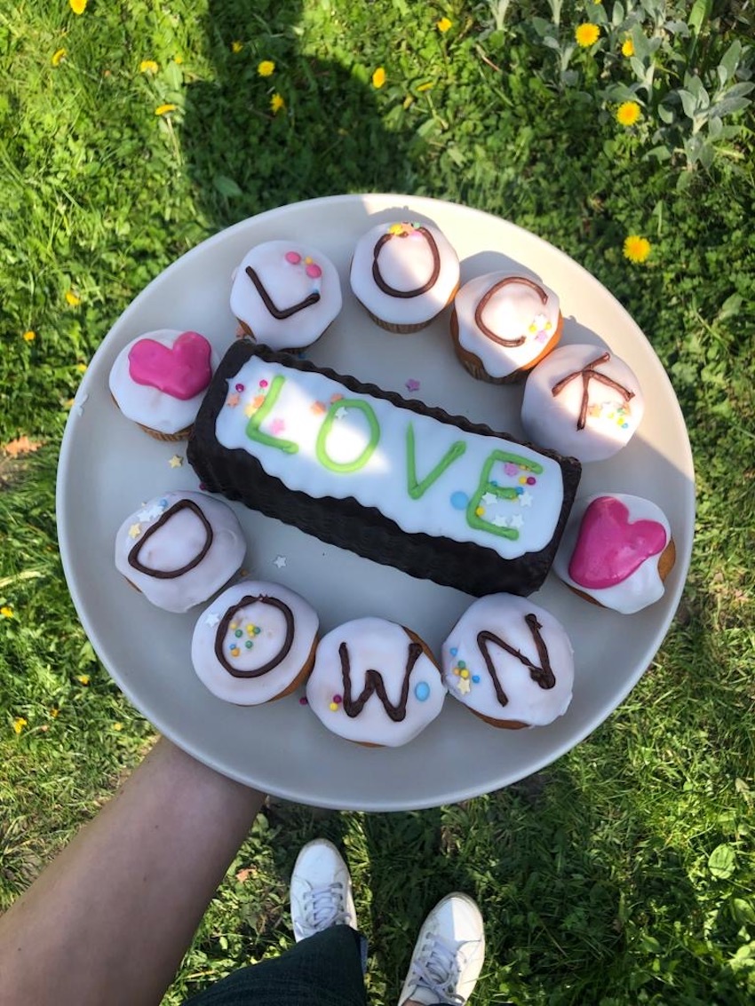 birthday lockdown cake