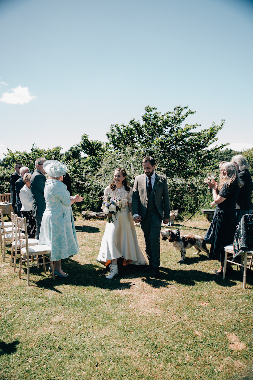 Laura and Chris - wedding ceremony at Ecology Centre Kinghorn Fife