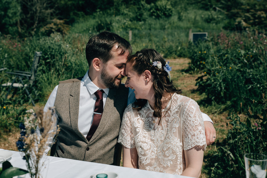 Laura and Chris - wedding reception at Ecology Centre Kinghorn Fife